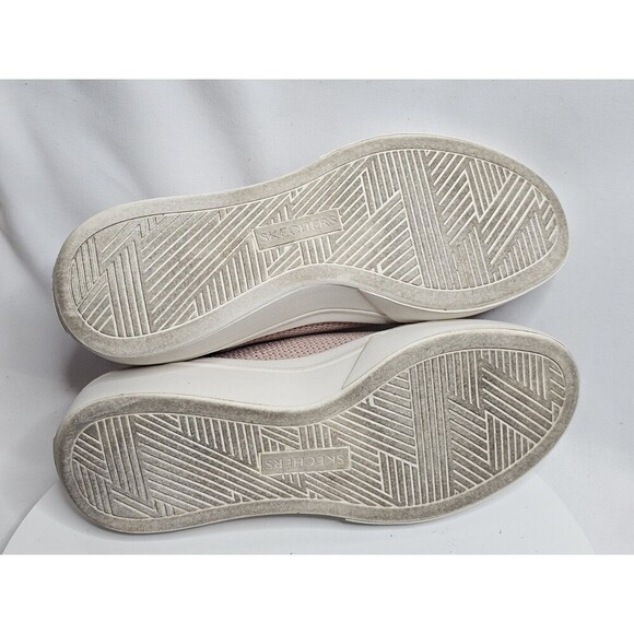 Skechers Stretch Fit Women Size 10 Pink Knit  Running Shoes - Picture 7 of 8